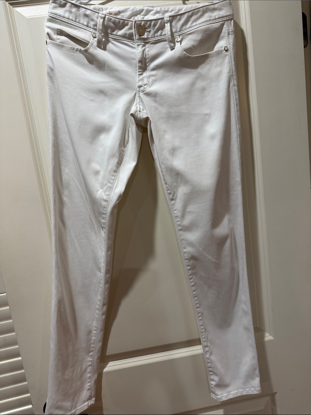 Lilly Pulitzer White Cropped Women's Jeans